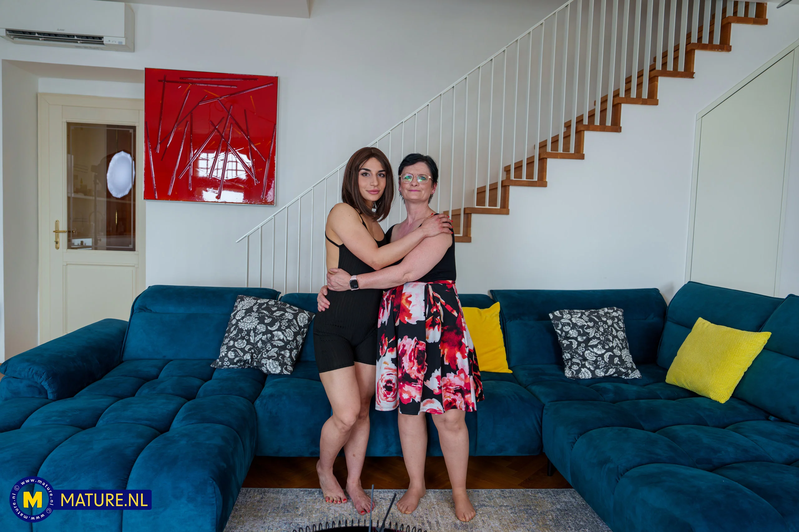 20 year old Lola Danger has having lesbian sex with her 50 year old stepgrandma Kristina