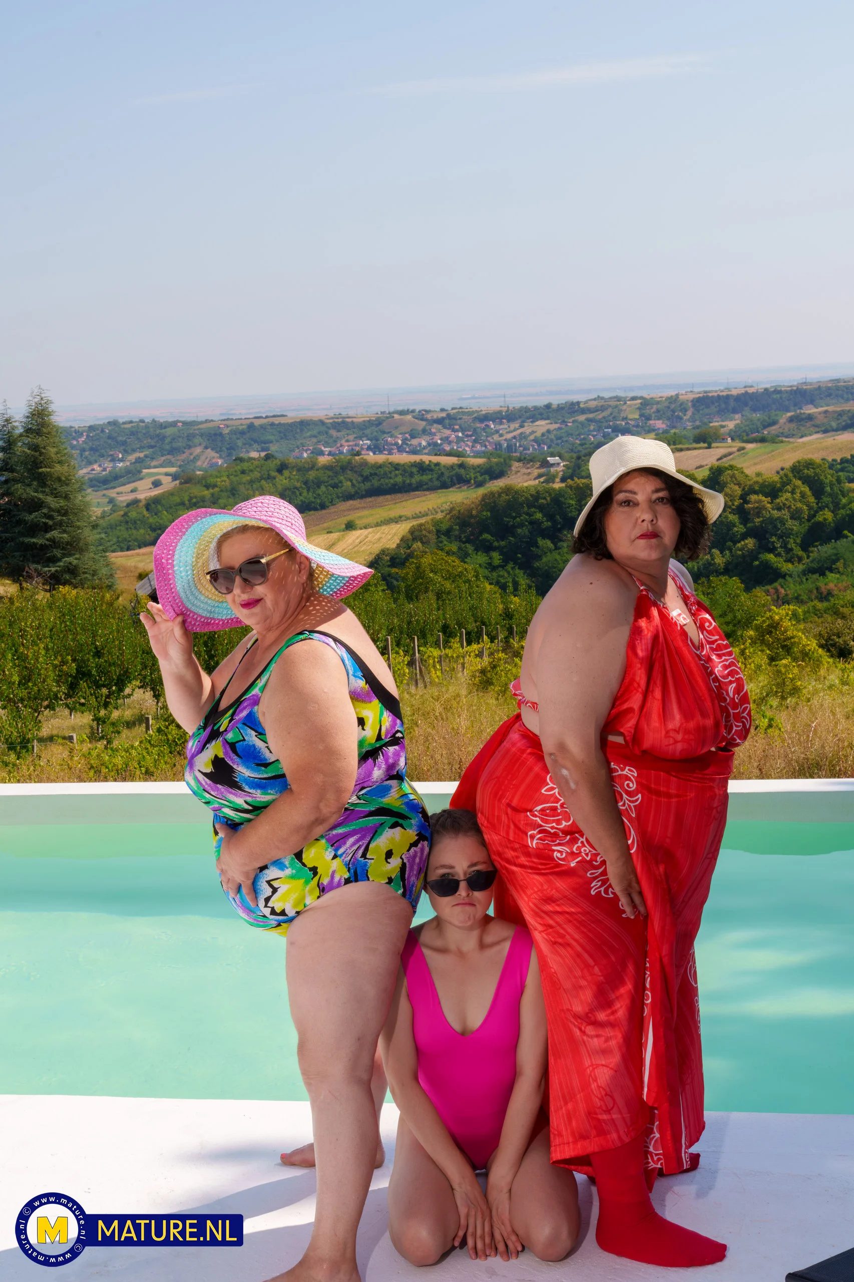 stepdaughter Maya must get down on holiday with her two Evil Stepmoms Jana & Edina