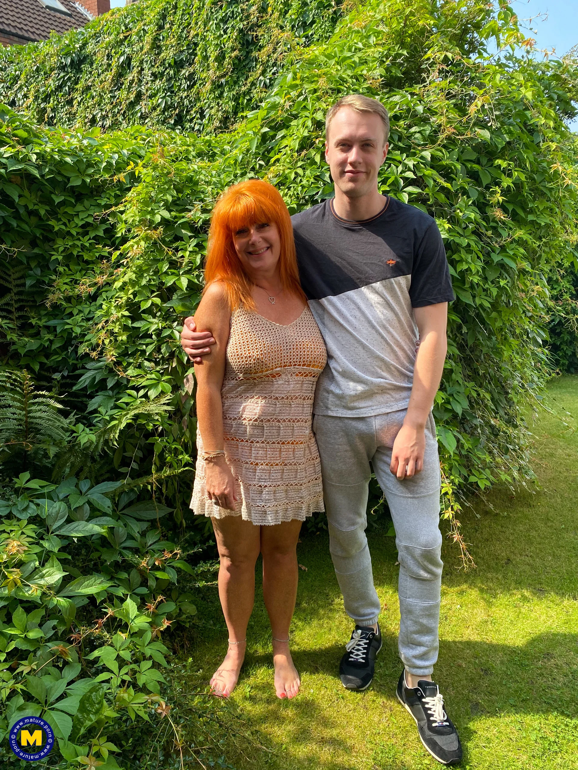 Toyboy getting seduced by a naughty British Cougar