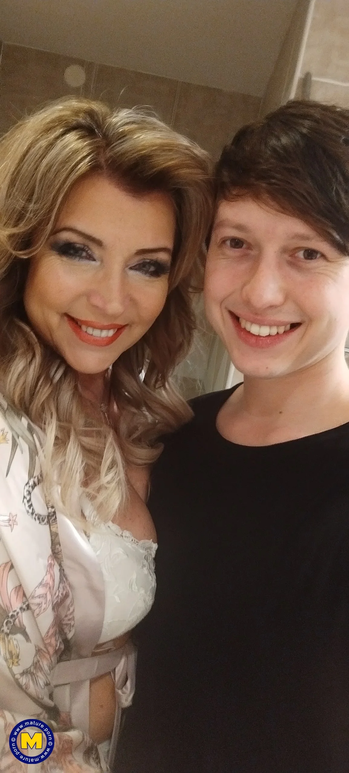 An old and young forbidden affair between a toyboy and MILF Jeanette gets wet and wild