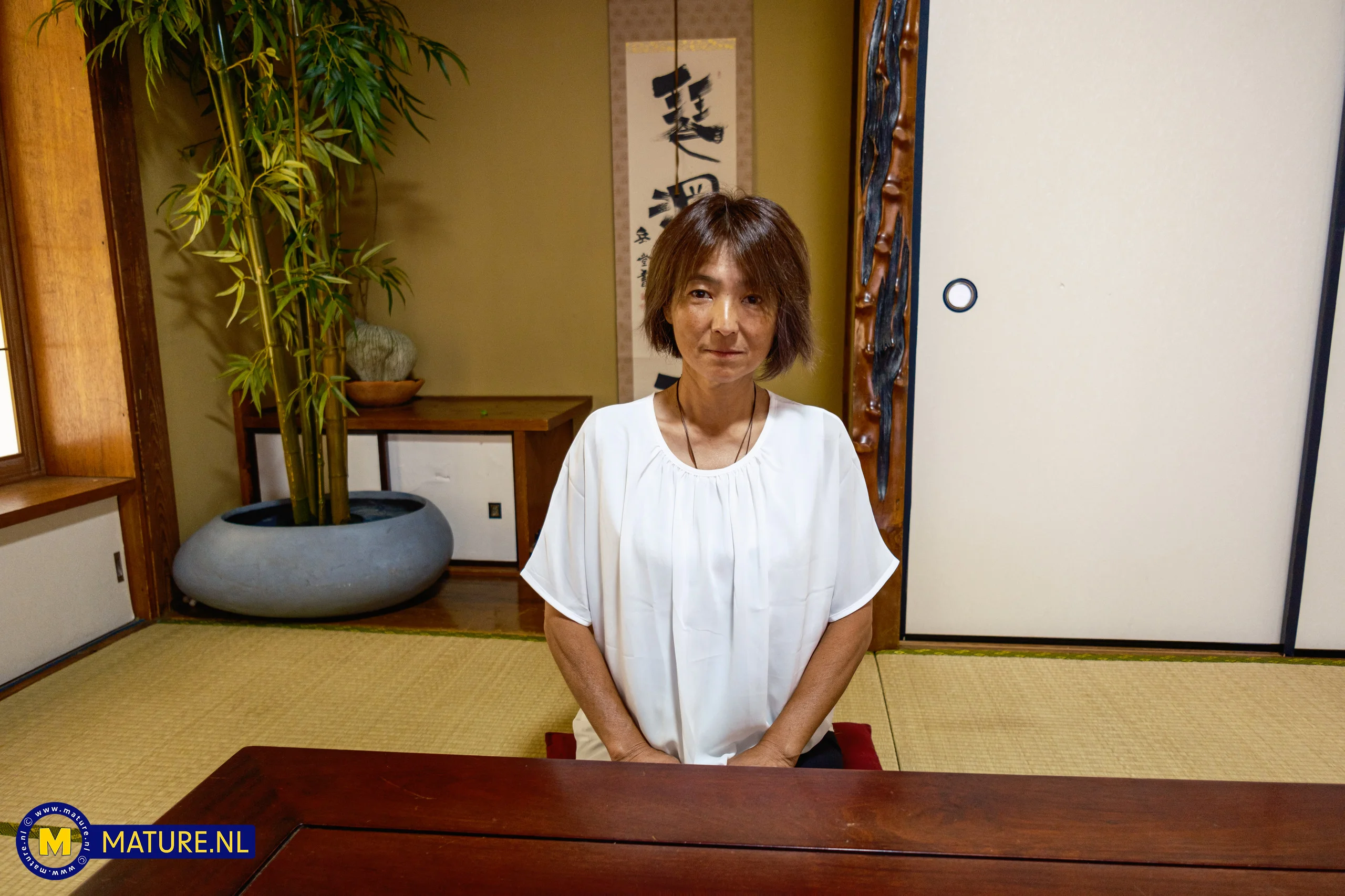 Toyboy has a hardcore sex affair with skinny Japanese nympho GILF Asami Fujiwara