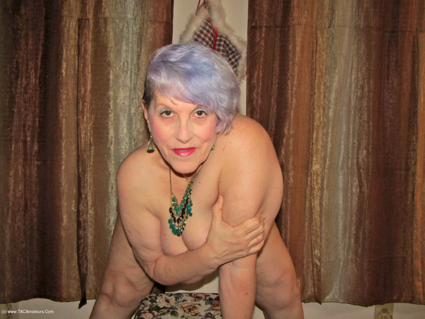 Red Lingerie & Thigh Highs