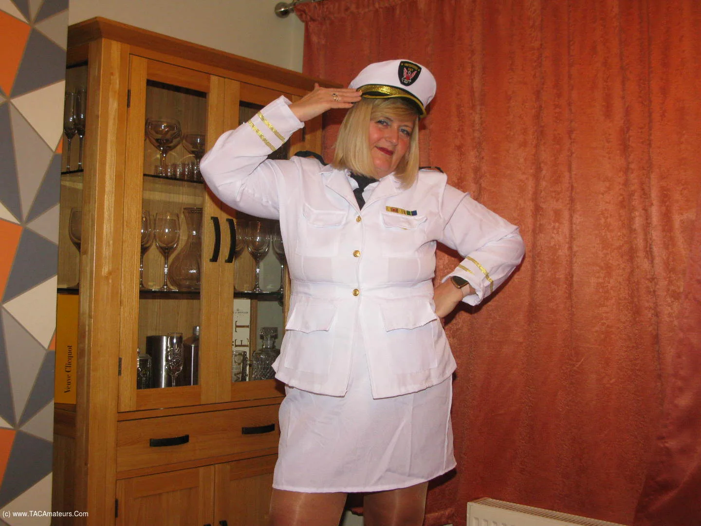 Lt. Chrissy US Navy Meets The Captain Pt1